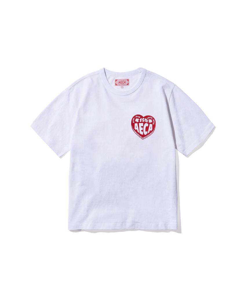 AECA Aeca Love Half Sleeve-White