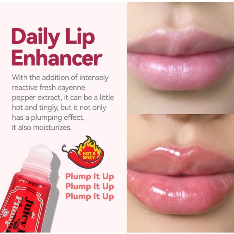 Ball Lip Glaze Set Прозрачный увлажняющий блеск для губ Dudu Lip Big Mouth Масло для увеличения губ 3 шт.