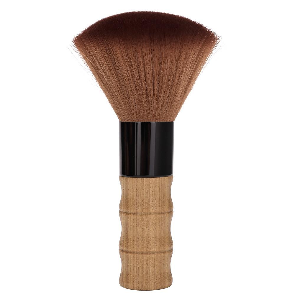 Wooden Handle Salon Brush Soft Brush Hair Cleaning Brush Fashion Barber Brush Home Use