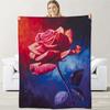 Close-up of colorful animals digital-printed polyester Bedroom velvet flannel soft sofa cover blanket Fleece sofa cover blankets