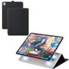 ELECOM Чехол-книжка Slim для iPad Pro 13 дюймов M4 из ПУ кожи, Smart Cover с 8-угловой магнитной подставкой, Автоматический сон/пробуждение, Держатель для Apple Pencil, Черный
