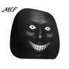 Vehicle Interior Comfort Accessories Halloween Car Headrest Cover, Scary Pattern Print Stretchable Auto Maintenance Supplies Protector, Breathable