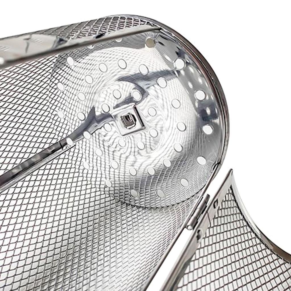 Корзина вращающаяся клетка из нержавеющей стали гриль-вертел жаровня гриль-жаровня барабан корзина для жарки арахис сушеные орехи кофейные зерна барбекю