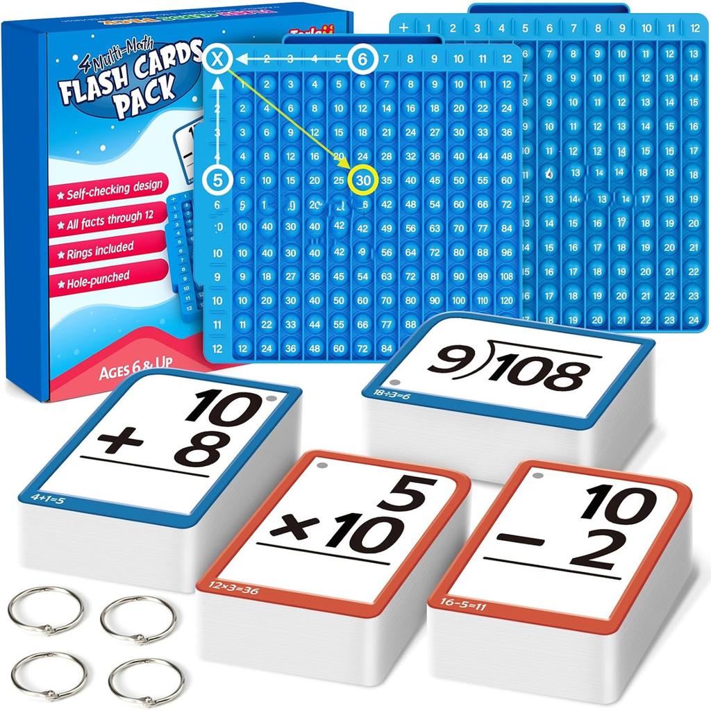 Montessori Fraction Number Maths Flash Cards Compare And Simplify Fractions For 2-5 Grade Elementary School Teaching Aids