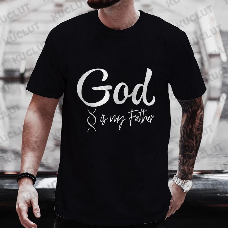 Religious Christian Tshirt For Unisex Took A Dna Test And God Is My Father Print Unisexs Tshirts Christian Cross Jesus Tee Clothes