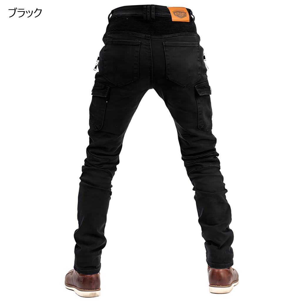 RENHE Мотоциклетные брюки для езды с эластичными вставками для райдера, устойчивые к истиранию, размер L, мужские протекторы, брюки, весна/осень, всесезонные, материал, устойчивые, черные,