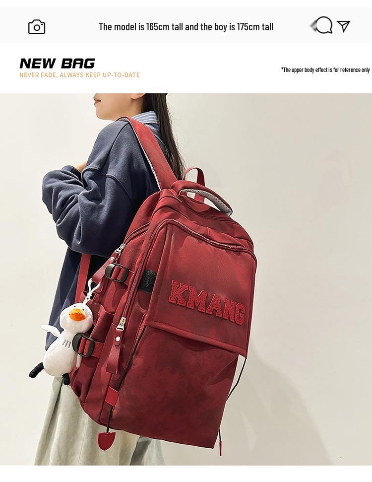 Trendy Graffiti Backpack for Junior High To College Students - Unisex, Large Capacity, Double Shoulder