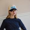 Allincomplete Retro Ballcap Navy   Butter