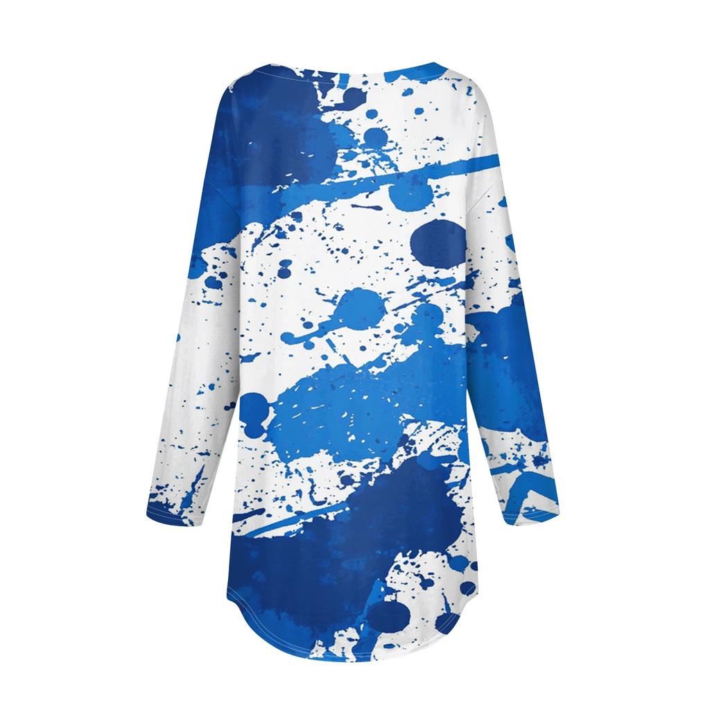 Женская мода с длинным рукавом и круглым вырезом, винтажный асимметричный пуловер