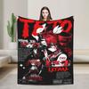 Soft Blanket Camping Teto Kasane Chibi Cartoon Anime Throw Blanket  Flannel Bedspread For Home Decor Aesthetic Sofa Bed Cover