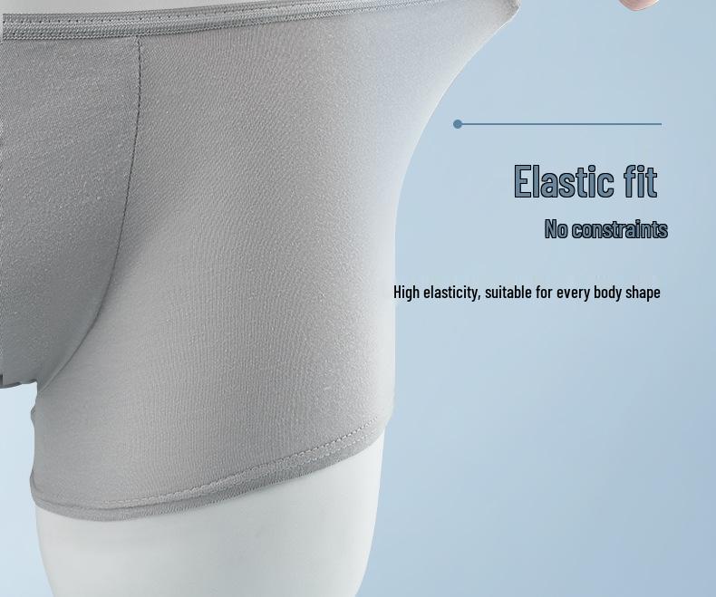 Men's Wash-Free Disposable Polyester Cotton Travel Briefs - Plus Size Four-Corner Shorts