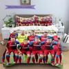 Viktoria Plzen Football Club Pattern Bedding Home Decoration Birthday & Festival Gift (1 * duvet cover + 2 * pillowcase, without core)