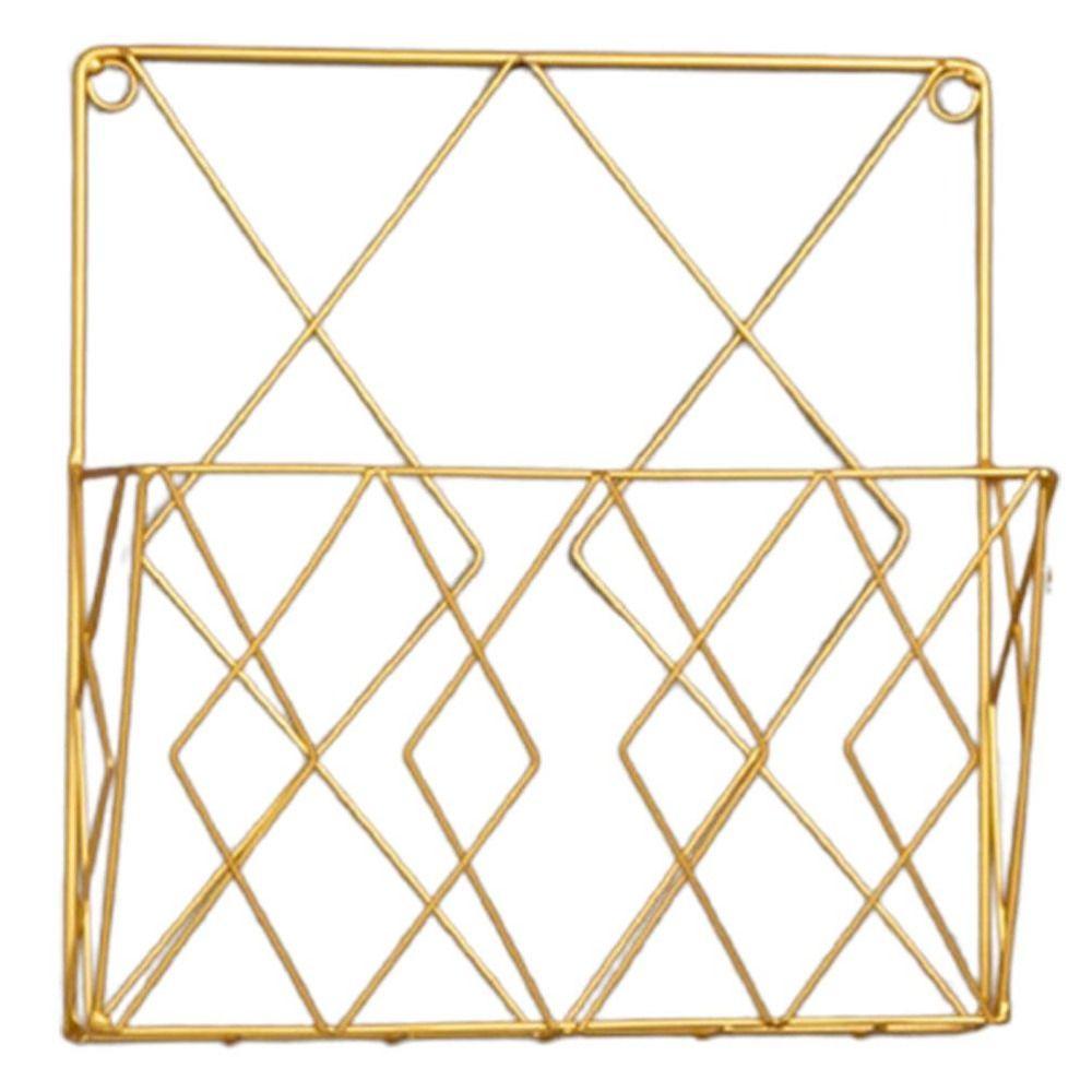 Wall Mounted Book Newspaper Storage Rack Metal Magazine Holder Tabletop Display Stand  for Home