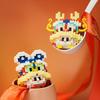 Miniature Small Particle Assembly Educational Building Blocks Toy Puzzle Chinese Style Traditional Lion DIY Assembly Aame