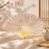 Chinese Style Hand Fan Collapsible Dance Fan Portable Folding Handheld Fan  Party