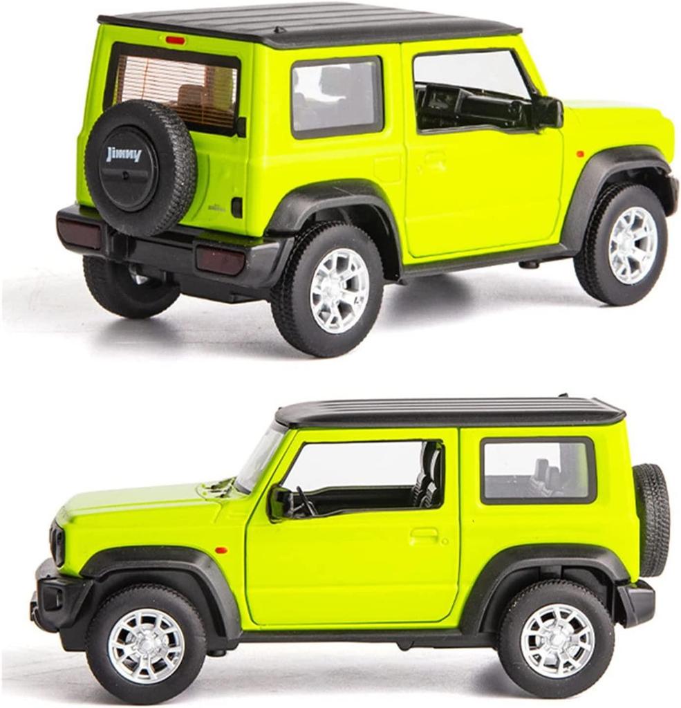 1:26-масштабная модель автомобиля из сплава Suzuki Jimny, звуковая и световая коллекция, имитация внедорожников, литые под давлением автомобили, игрушки для детей