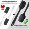 Silicone Cake Spatula Scraper Set Non-Stick Heat-Resistant Turners Spatulas Oil Brush Kitchen Baking Cooking Mixing Kitchenware