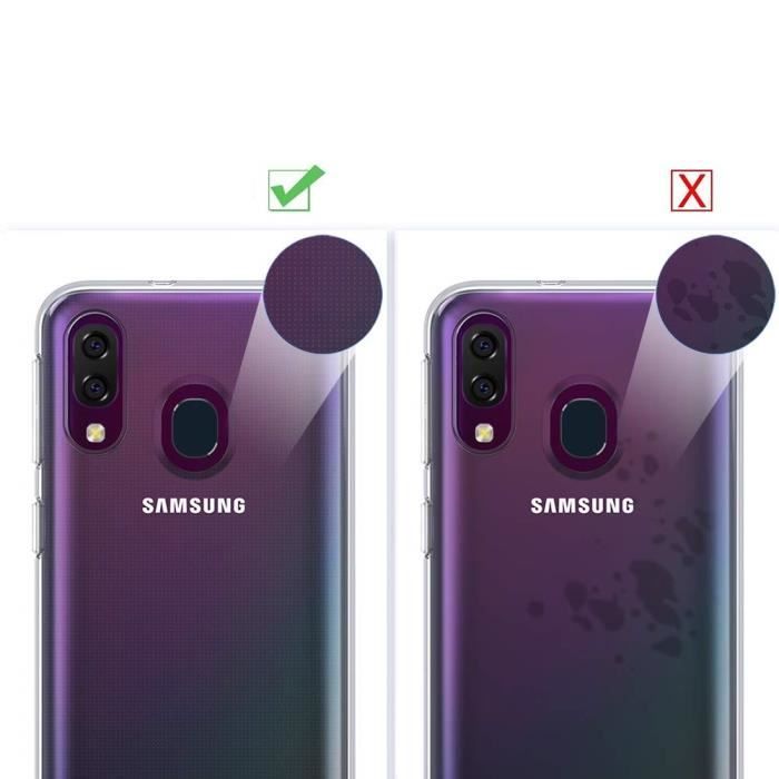 Samsung Galaxy A40 Case - Ultra Thin Soft Silicone Transparent TPU Gel Protection [Phonillico®]