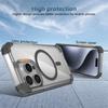 Магнитный прозрачный бронированный чехол Magsafe для Apple IPhone 16 Pro Max 15 14 13 Plus с беспроводной зарядкой и полной защитой, прозрачный цветной чехол