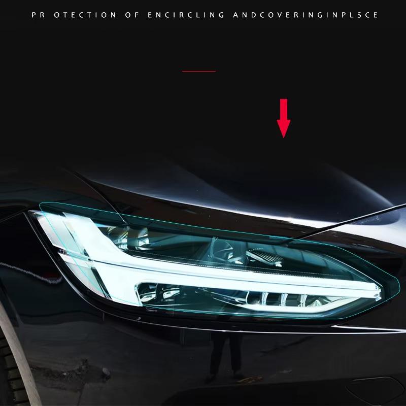 Подходит для пленки на фары Volvo, пленки на фары XC60, защитной пленки TPU, автомобильной наклейки, декоративных аксессуаров 2026