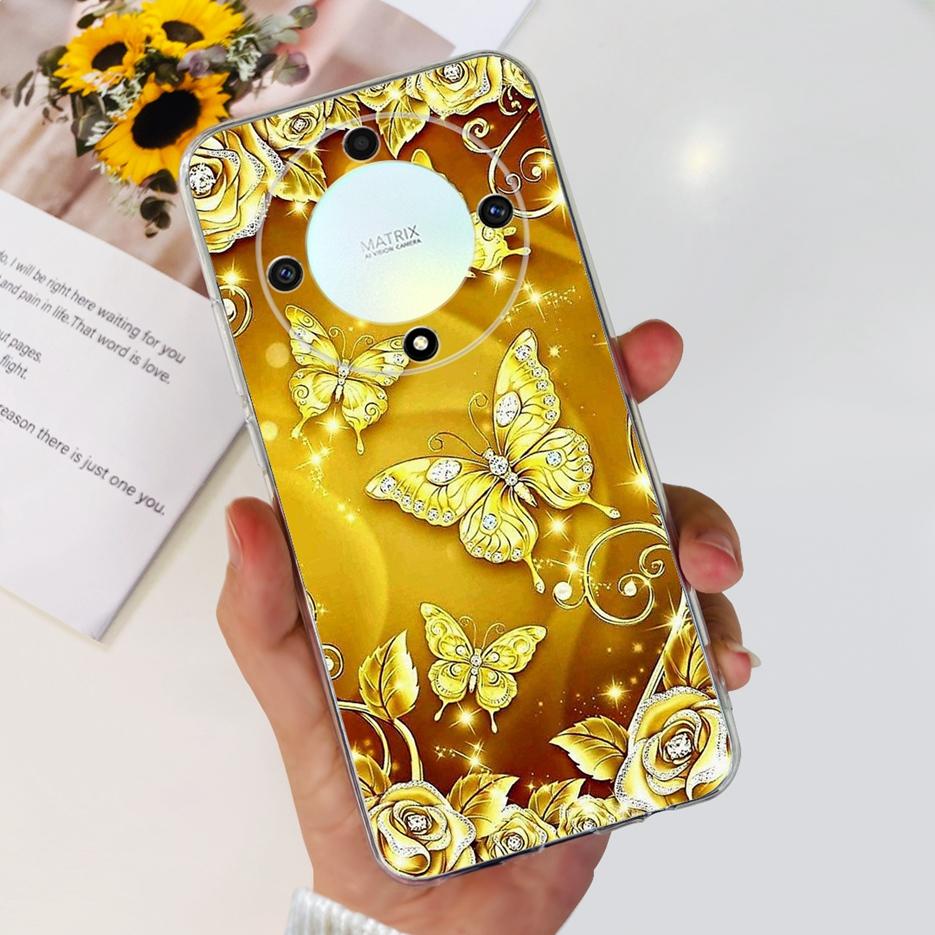 Чехол для Honor X9b Magic6 Lite Популярный Роскошный Расписной Чехол Мягкий Силиконовый Чехол для Телефона Для Honor Magic 6 Lite HonorX9b Fundas Capa