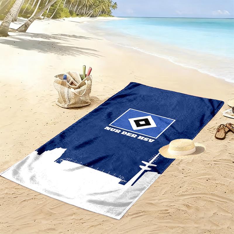 Hamburger Sportverein 2 Print Beach Towel, Large Soft Quick Dry Towel for Beach Camping Swimming
