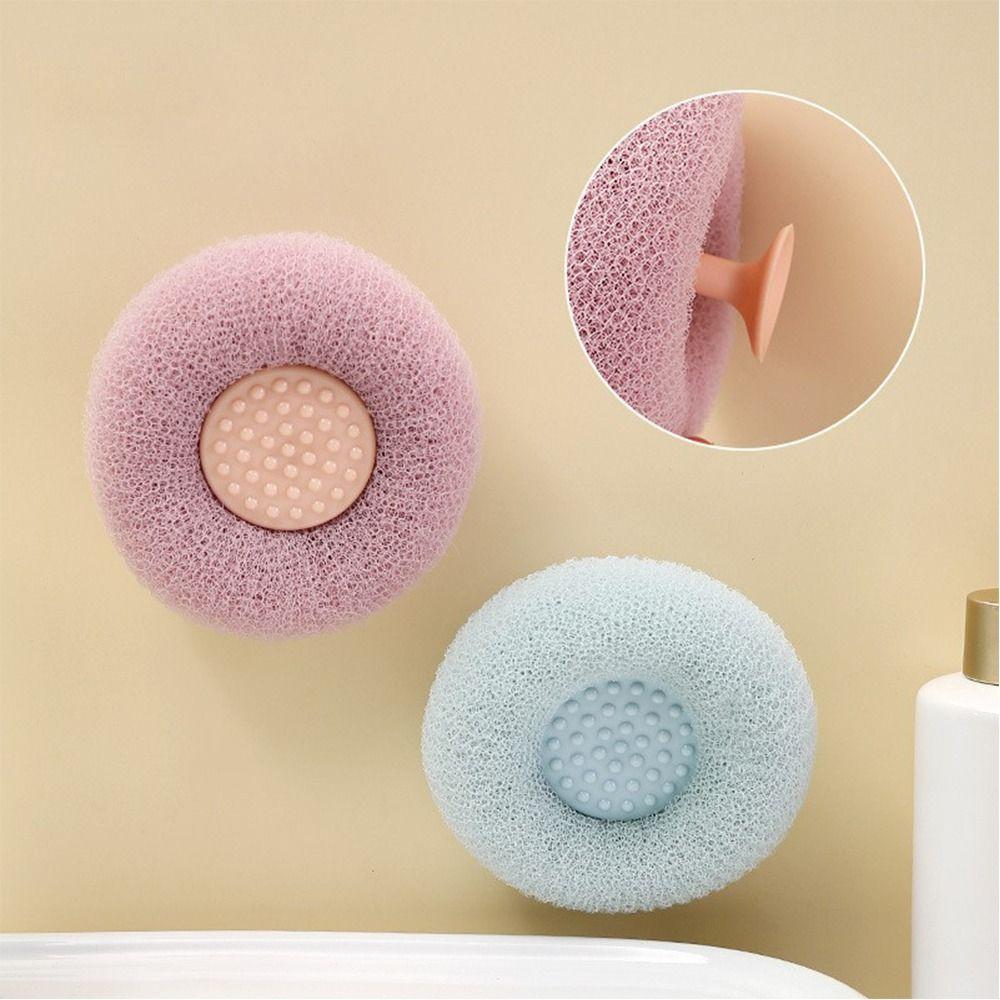 Body Scrubber Cleaning Brush Bathroom Supplies Flower Bath Rub Massage Bath Ball  for Bathroom