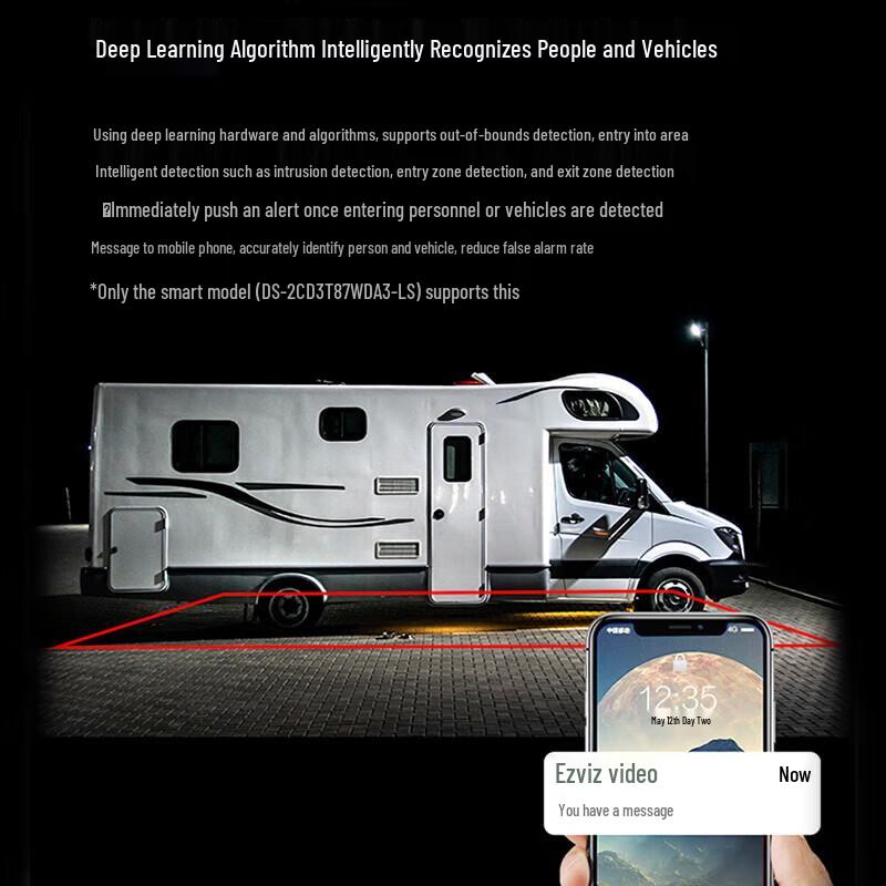 Hikvision 8MP Outdoor Smart IP Camera CN plug (adapter included)