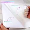 5Pcs Waterproof Holographic Sticker Paper  For Cricut Stickers Trading Cards Photos