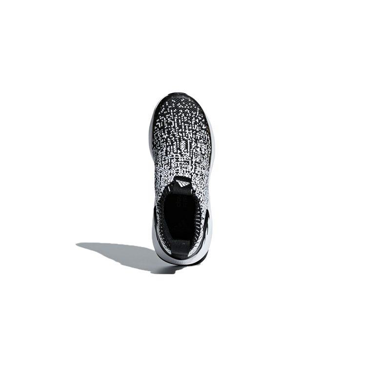Adidas Rapidarun Mesh Comfortable Slip Resistant Low top Kids' Running Shoes Black White Children Aged 3 7 Years Old D97544