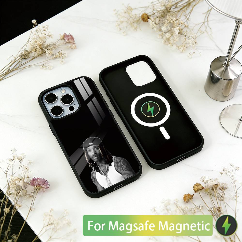 Чехол для телефона R-Raper K-King Von для iPhone 17, 16, 15, 14, 13, 12, 11 Plus, Pro, магнитный с Magsafe, беспроводная зарядка