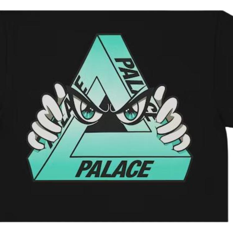 Palace Футболка Tri-Peek Черный Унисекс Топы P29TS156