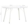 White Desk 90*50*79 cm