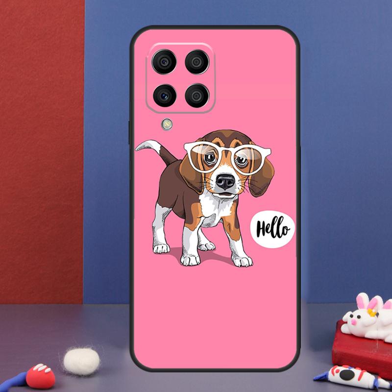 Чехол с изображением собаки Бигль для Samsung Galaxy M34 M14 M54 M13 M15 M36 M55 M35 M56 M16 M31 M11 M53 M12 M32 M52 M06