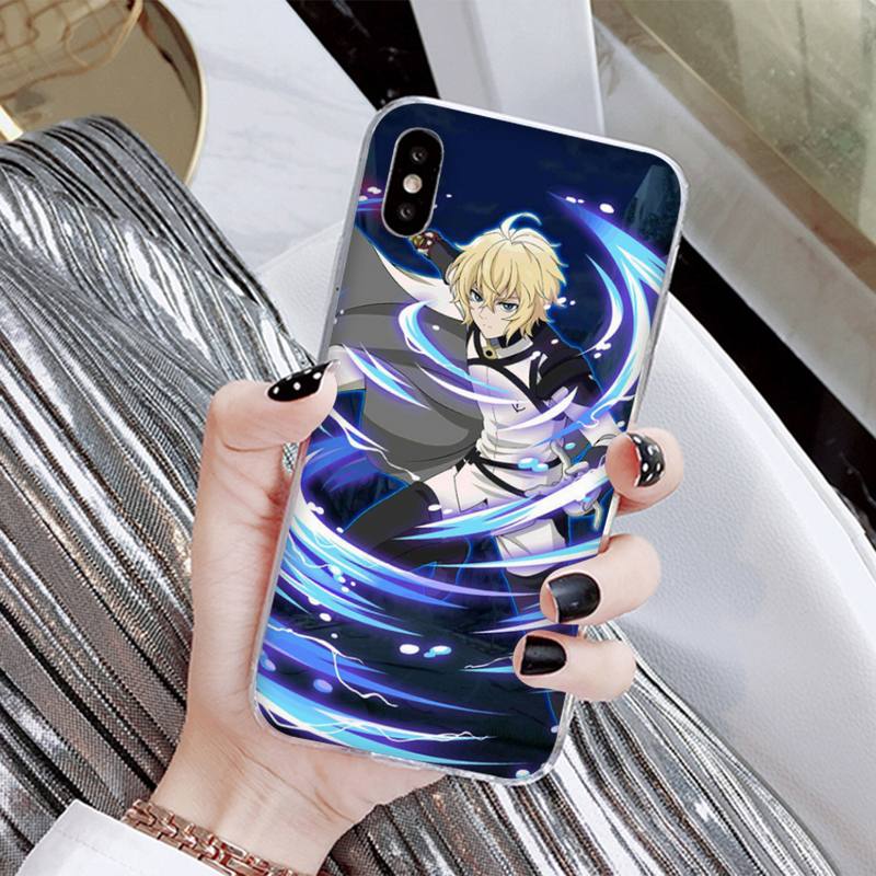 Чехол для телефона Owari no Seraph Of The End для iphone 13 8 7 6 6S Plus X 5S SE 2020 XR 11 12 mini pro XS MAX