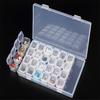 28 Lattice Jewelry Box Storage Box Removable Plastic Box Nail Jewelry Sub Box