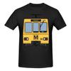 Смешная футболка с принтом Tyne And Wear Metro 1995 Унисекс Хлопок