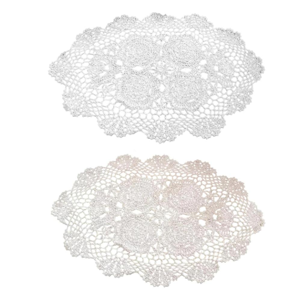Вязаная крючком кружевная салфетка нескользящая креативная салфетка для свадебного декора дома праздник
