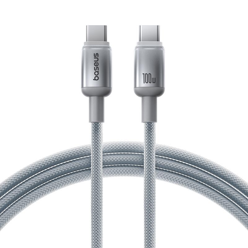 Baseus 100W USB C Cable For IPhone 17 16 15 Pro Max Type C Cable For Laptops Fast Charging Cable Type C For xiaomi Samsun Huawei
