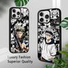 Anime B-Black C-Clover Phone Case For iPhone 16 15 14 13 12 11 Pro Xs Max Mini Plus Celulares Hard Funda