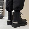 Модные мужские туфли Harajuku Korean Man High Top Leather Couple Shoes Streetwear Fashion Casual Thick Platform Metal Leather Wedding Men Shoes