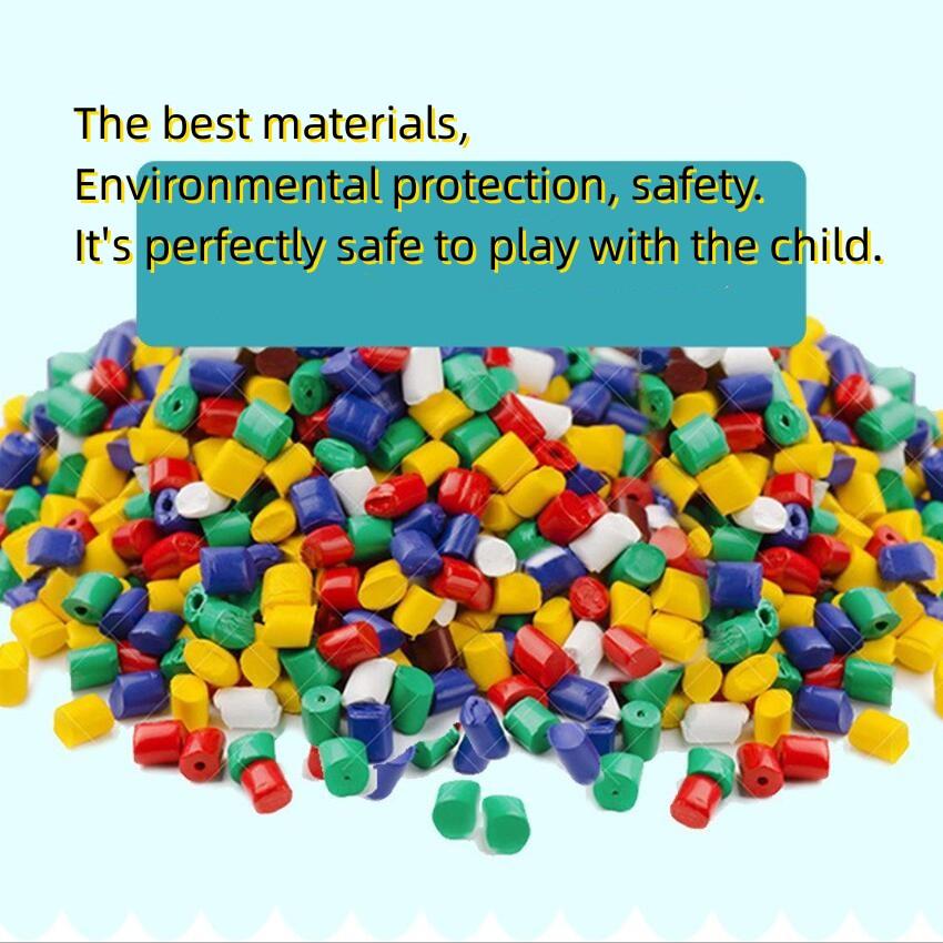 Массовые строительные блоки, 16 цветов, 500 г, 300 шт., детские развивающие игрушки, сделай сам, бесплатная сборка, креативный подарок, минифигурка