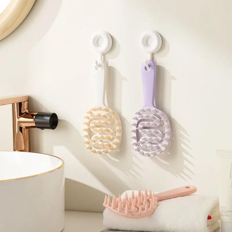 Шампунь Щетка для волос Массаж волос Расчески для кожи головы Щетка для мытья головы Длинная ручка Сухая и влажная щетка Душ Спа Парикмахерский инструмент Девочки