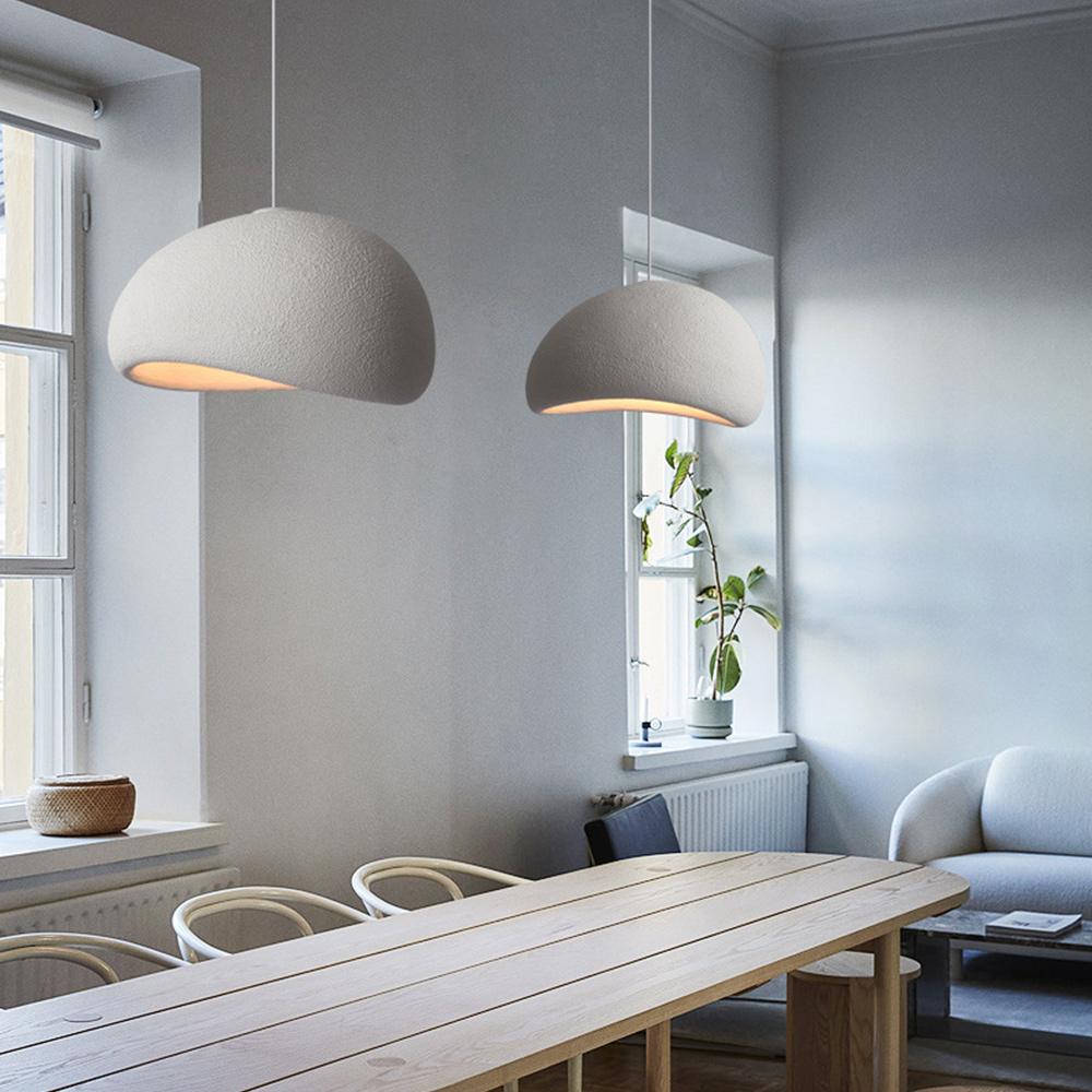 Creamy Tone Hanging Pendant Light  for Showrooms Restaurants Villas Living Rooms Dining Areas