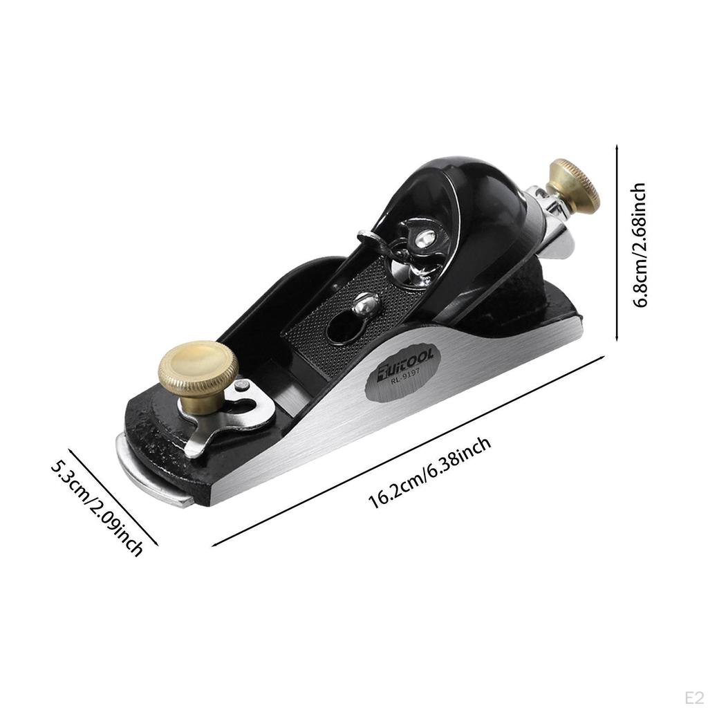 Мини-рубанок для дерева Гаджеты для деревообработки Плоская нижняя обрезка Регулируемый ручной рубанок
