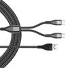 USB To Dual Type C Charger Cable Braided 2 In 1 Multiple USB C Cable Charging Cord with 2 Type-C Port Connector