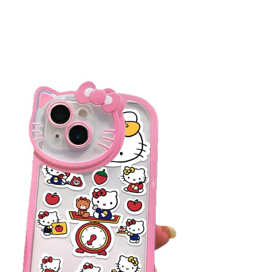 3D TK Милый чехол для телефона Sanrio KT Cat для Apple 16