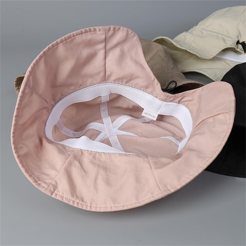 ЛИНШИН Летняя панама с широкими полями, защитой от УФ, легкая, от солнца, регулируемая, однотонная, идеально подходит для улицы и прогулок, один размер подходит для женщин, защита, козырек,