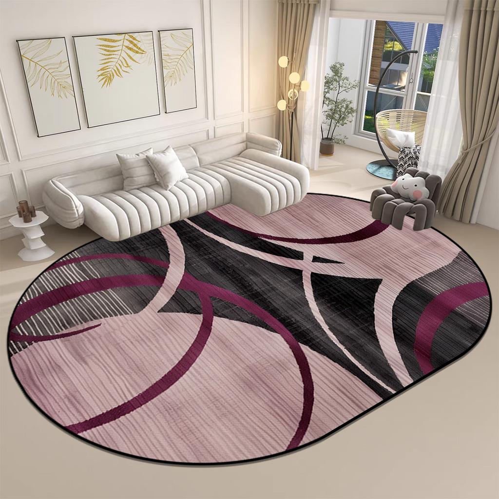 Современный стиль овальный ковер для гостиной большого размера моющийся коврик для журнальных столиков IG домашний декор нескользящие мягкие ковры на заказ