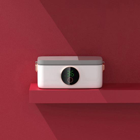 Электрический ланч-бокс с индикаторной лампой, большой емкости, для пищевых продуктов, с возможностью зарядки через USB